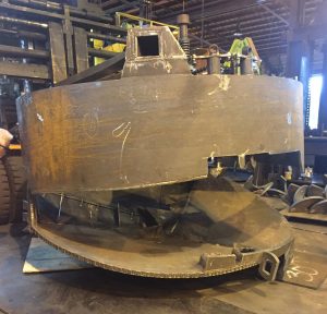 Custom cleanout bucket from Champion Equipment