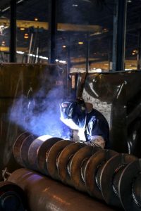 Custom fabricating a continuous flight auger from Champion Equipment